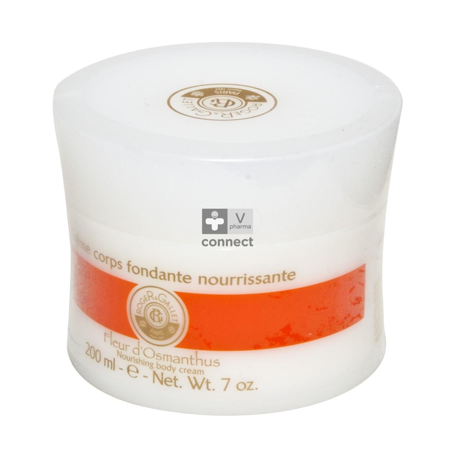 Roger Gallet Fleur D Osmanthus Cr Me Corps Fondante Nourrissante Ml