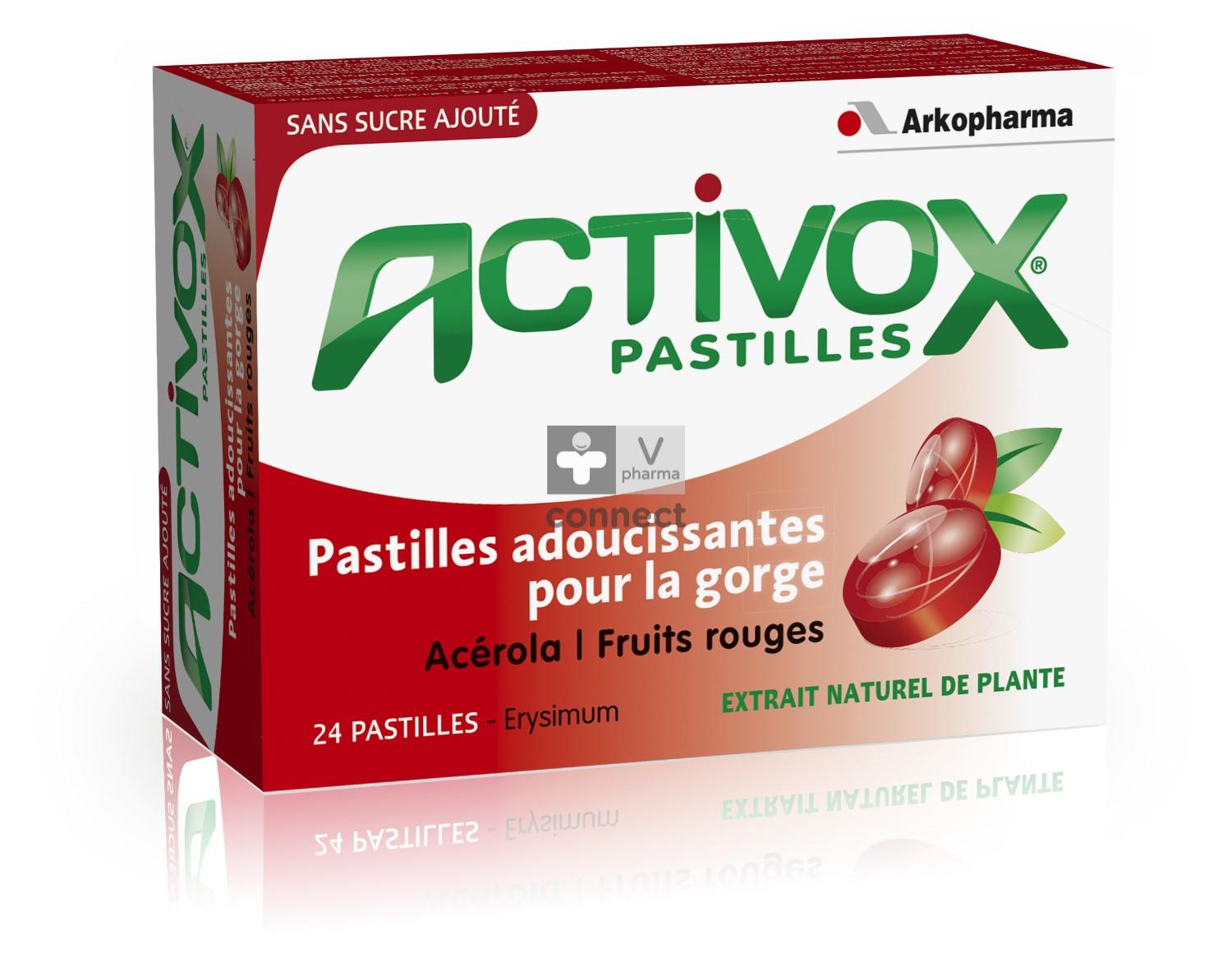 Activox Acerola Fruits Rouges Pastilles Sans Sucre