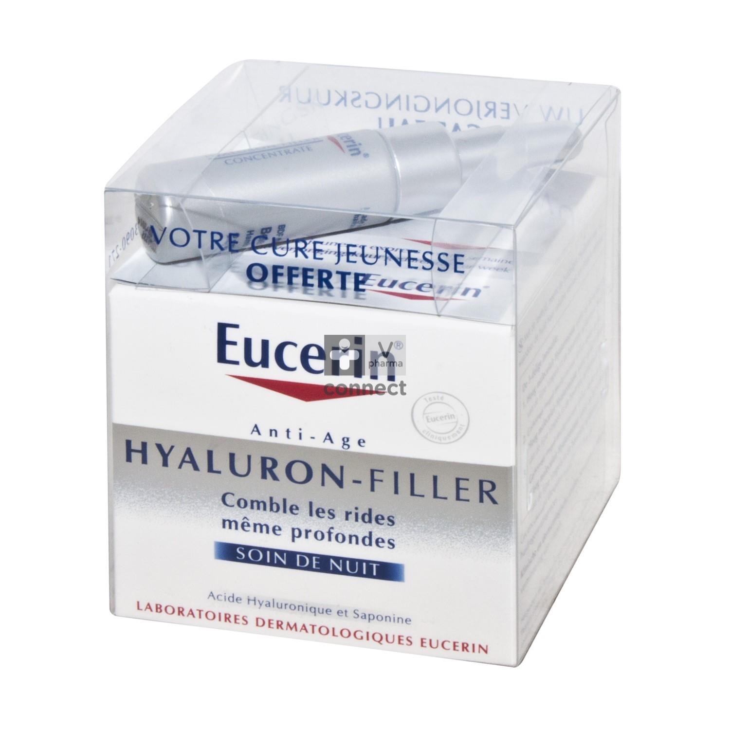 Eucerin Hyaluron Filler Cr Me De Nuit Anti Rides Ml Concentr Ml