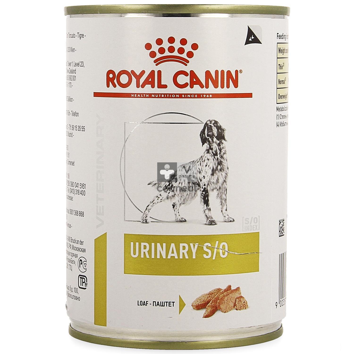 Royal Canin Veterinary Diet Canine Urinary S/O 420 g 12 Boites