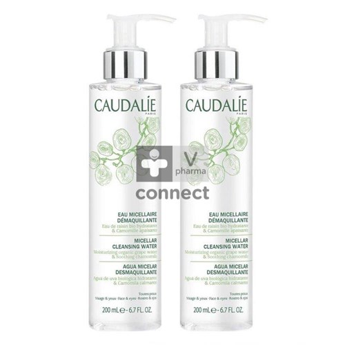 Caudalie Eau Micellaire Démaquillante 2 x 200 ml