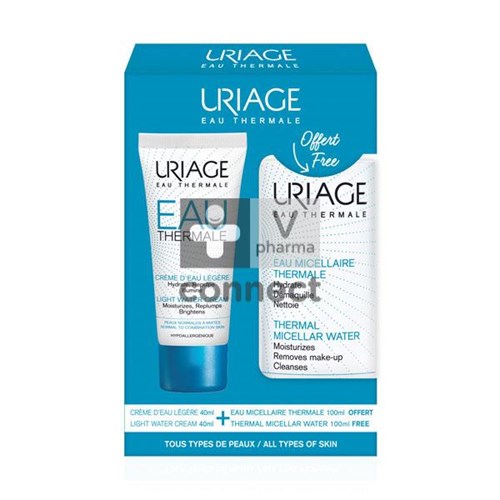 Uriage Kit Cr Eau 40ml+mic.wat.ther.huid N/d 100ml