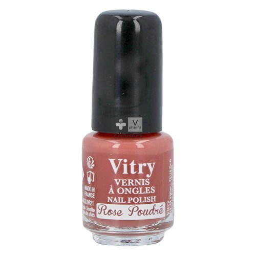 Vitry Vernis à Ongles 21 Rose Poudre 4 ml