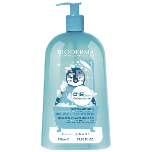 Bioderma Abcderm Schuimende Gel 1l