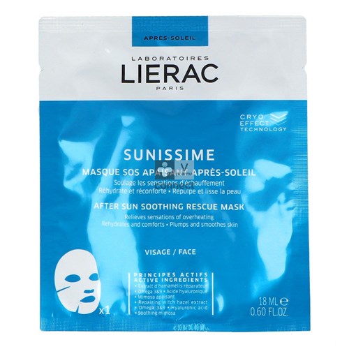 Lierac Sunissime Masque Sos Apres Soleil 18 ml