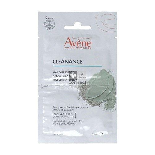 Avene Cleanance Detox Masker 2x6ml