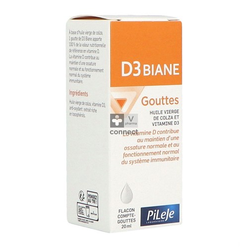 Pileje D3 Biane Liquide 20 ml