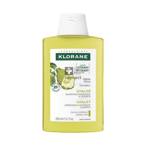 Klorane Shampooing Cedrat 200ml