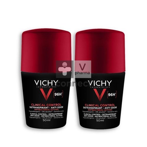 Vichy Home Deodorant 96H Clinical Control 50 ml Duo