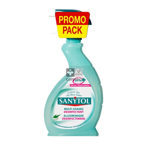 Sanytol Desinfectant Multi-Usages Duopack 500 ml Eucalyptus