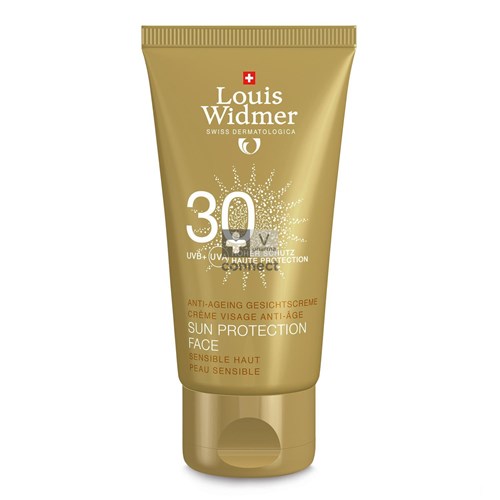 Widmer Sun Protection Visage SPF30 Avec Parfum 50 ml