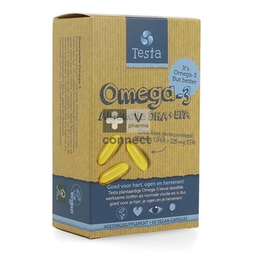 Nutrifarma Testa Omega 3 Huile Algues 60 Gellules