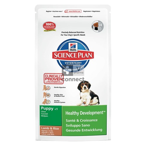 Hills Science Plan Canine Puppy Healthy Development Medium 3 Kg Agneau