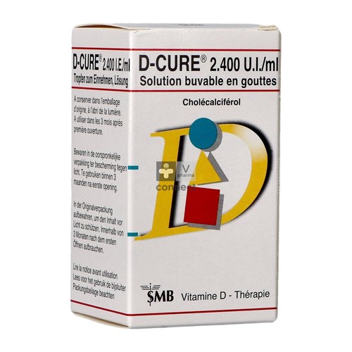 D-Cure 2400Ui/Ml Solution Buvable Flacon 10ml