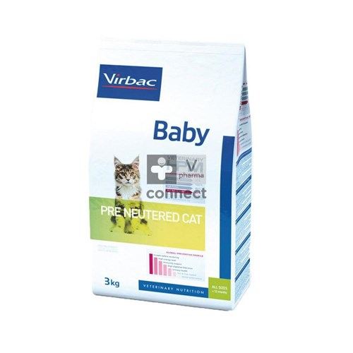 Virbac Baby Pre Neutered Cat 3kg