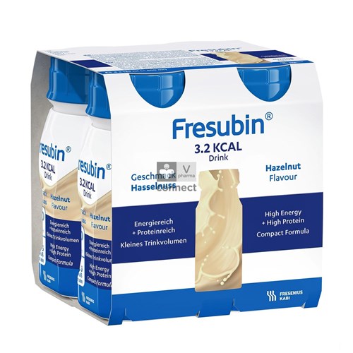 Fresubin 3,2 Kcal Drink 125ml Noisettes/hazelnootjes