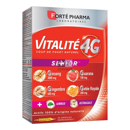 Forte Vitalité 4G Senior Ampoules 20 x10 ml