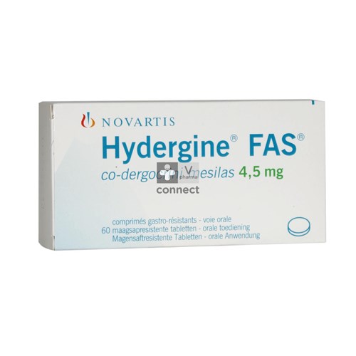 Hydergine Fas Comp 60 X 4,5mg