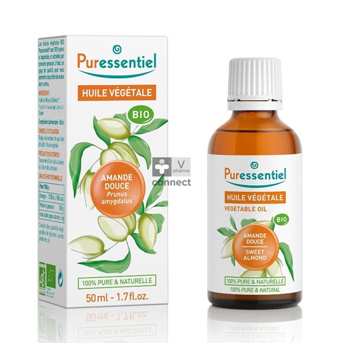 Puressentiel Bio Huile Végétale Amande Douce 50 ml