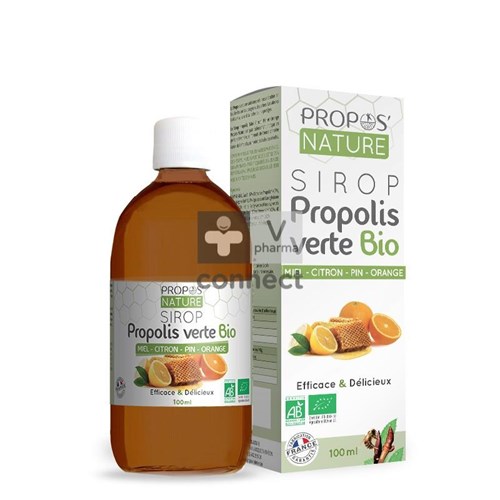 Siroop Propolis Bio Honing Citr Eucal Sinaas 100ml