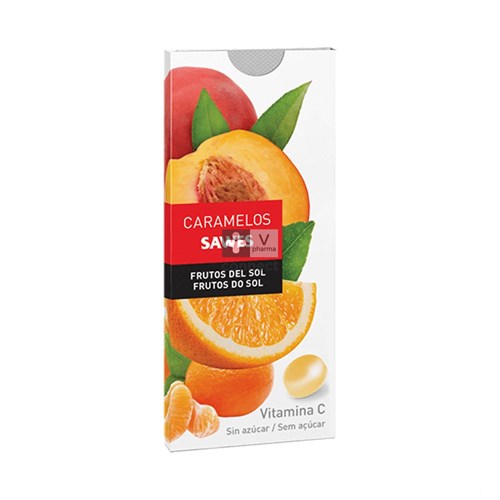 Sawes Bonbon Fruits Soleil Sans Sucre 10 pièces