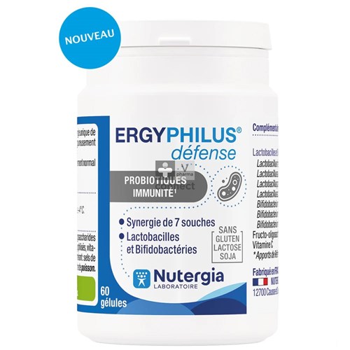 Nutergia Ergyphilus Plus Defens 60 Capsules