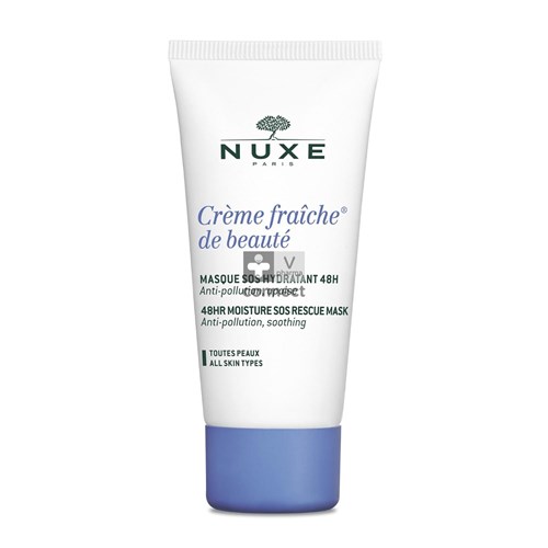 Nuxe Crème Fraîche de Beauté Masque SOS Hydratant 48H 50 ml