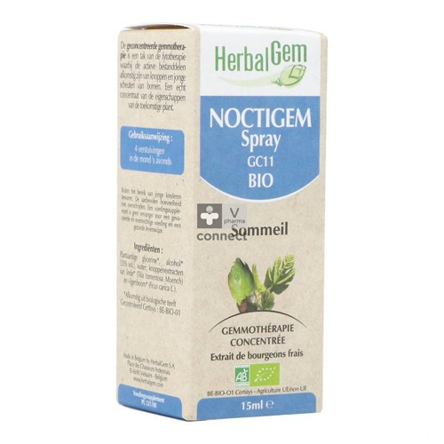 Herbalgem Noctigem Spray Bio 15ml