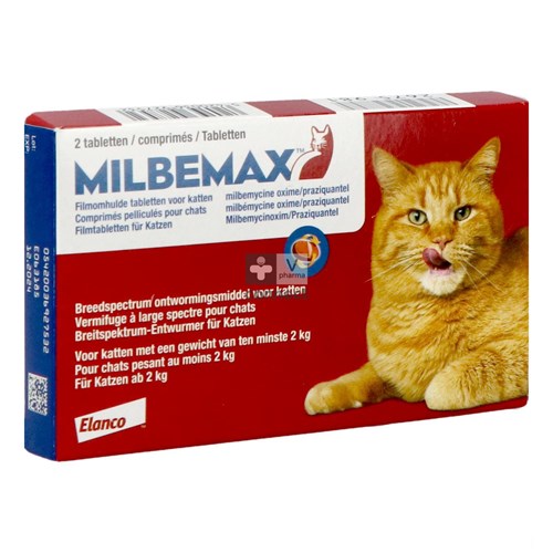 Milbemax 1 X 2 Comprimés Grand Chat