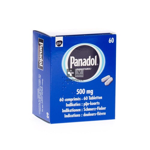 Panadol 500 mg 60 Comprimés