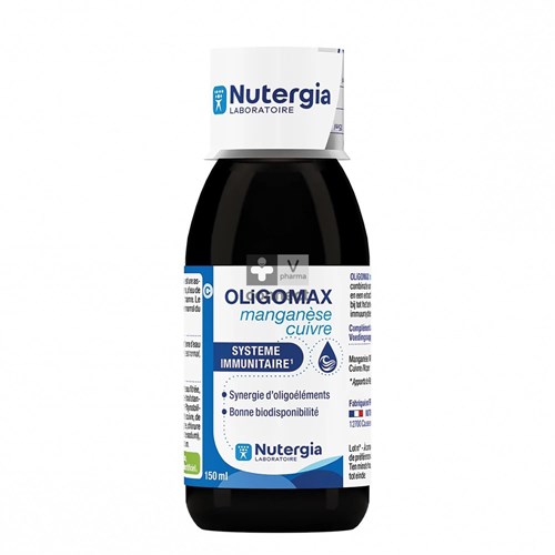 Nutergia Oligomax Manganèse Cuivre 150 ml