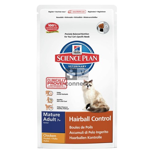 Hills Sc.plan Feline Hairball Control Senior 1,5kg