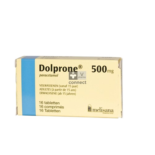 Dolprone Adultes 500 mg 16 Comprimés