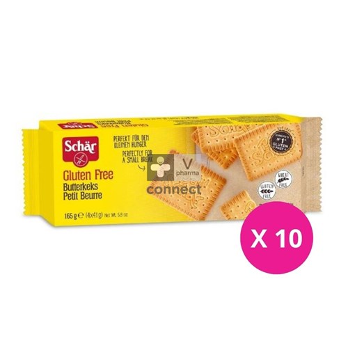 Schar Petit Beurre Sans Gluten 165 g x 10 Boites