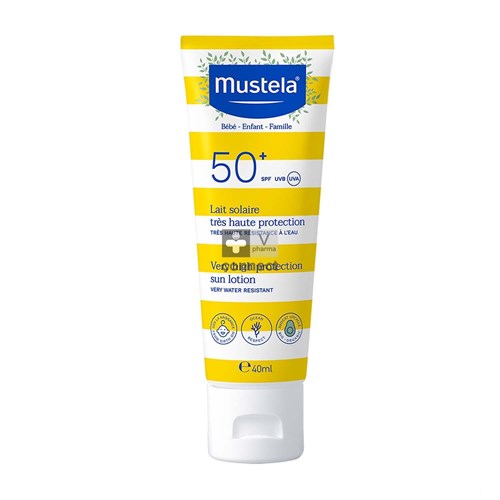 Mustela Lait Solaire Très Haute Protection SPF50+ 40 ml