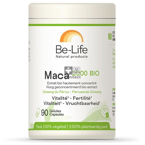 Maca 2000 Bio Be Life Pot Caps 90