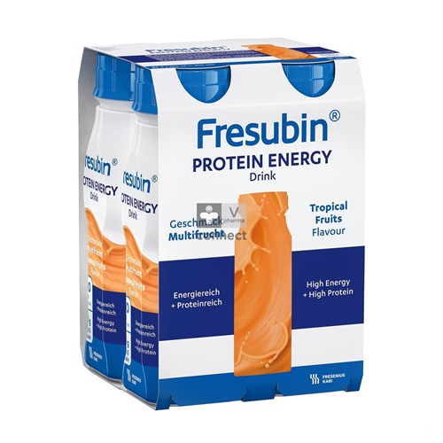 Fresubin Protein Energy Drink Tropische Vruchten 4 stuks