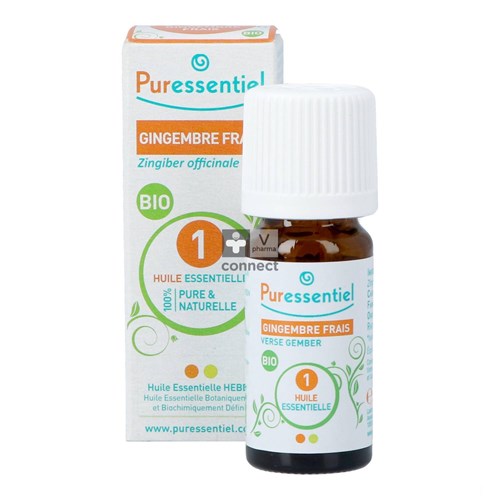 Puressentiel Gingembre Huile Essentielle  Bio  5 ml