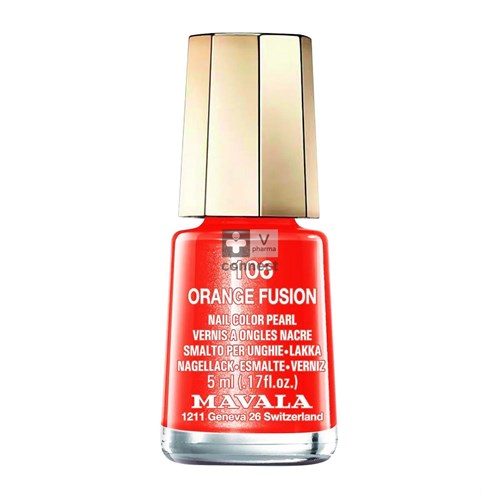 Mavala Vernis à Ongles Mini Techni Colors Orange Fusion