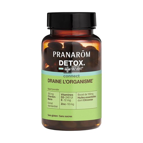 Pranarom Aromaboost Detox Capsules 60