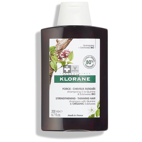 Klorane Shampooing Quinine Edelweiss 200 ml