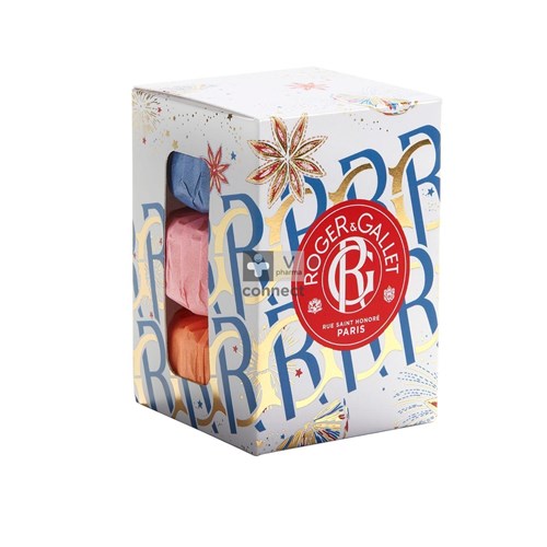 Roger&gallet Set Noel Multi 3 Savons 100g 3 Prod.