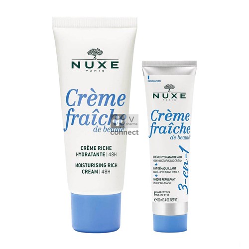 Nuxe Creme Fraiche Riche 30ml + 3en1 15ml