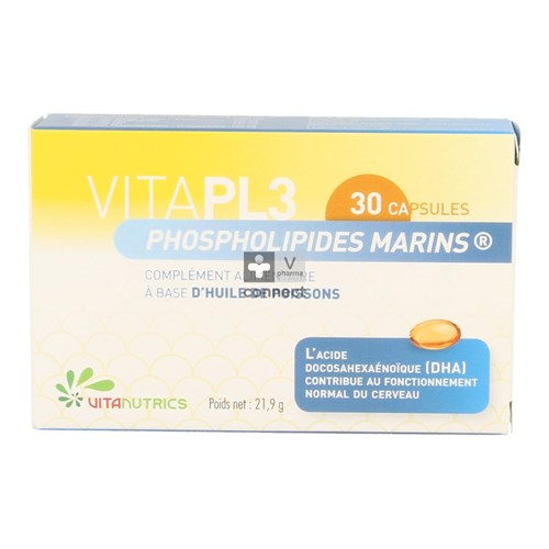 Vitapl3 Phospholipides Marins Caps 30