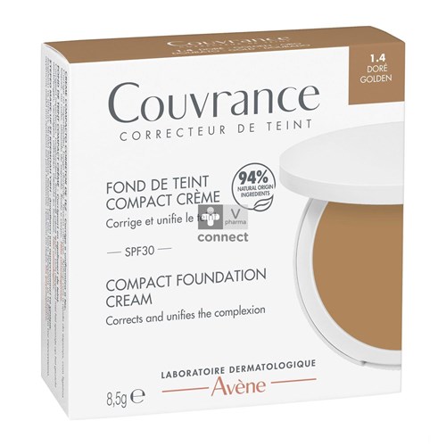 Avene Couvrance Fond De Teint Compact Crème Doré 1.4