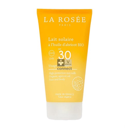 La Rosee Lait Solaire Huile Abricot Ip30 150 ml