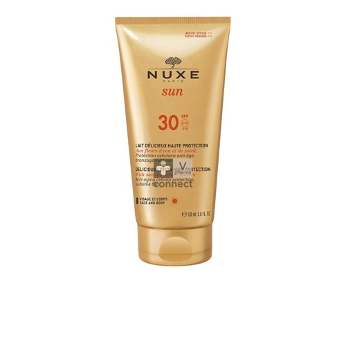 Nuxe Sun Lait Délicieux Visage et Corps SPF30  150 ml