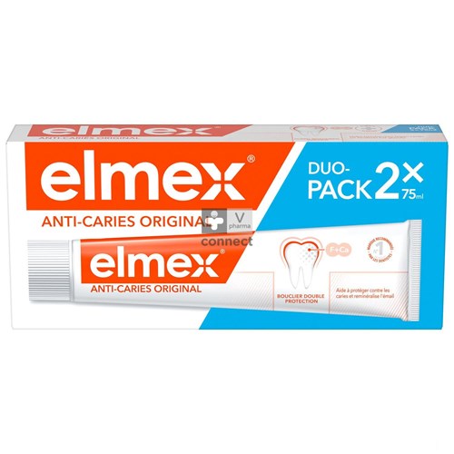 Elmex A/caries Original Tandpasta 2x75ml