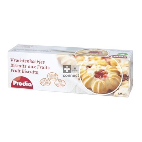 Prodia Biscuits Fruits + Edulcorant 125 g