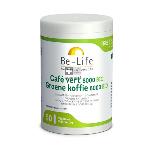 Groene Koffie 8000 Bio Be Life Caps 50